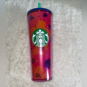 Starbucks Summer 2 Pink Coral ‘Dancing Blooms’ Flower Lid Venti Tumbler